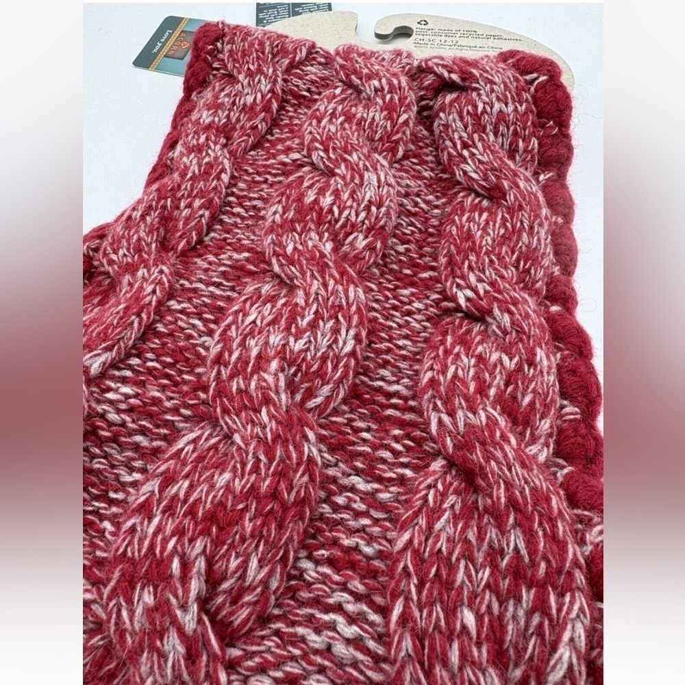 Acorn Emry Neck Scarf Wrap Chunky Crochet Cable Knit Winter Wool Blend Warmer - Picture 6 of 6